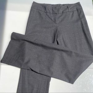 Hugo Boss brown micro plaid straight leg pants 4